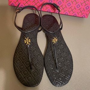 Tory Burch Marion Quilted Sandals 7.5